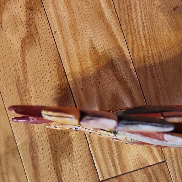 Hand Carved Made In Jamaica Rooster Sculpture - Picture 12 of 16